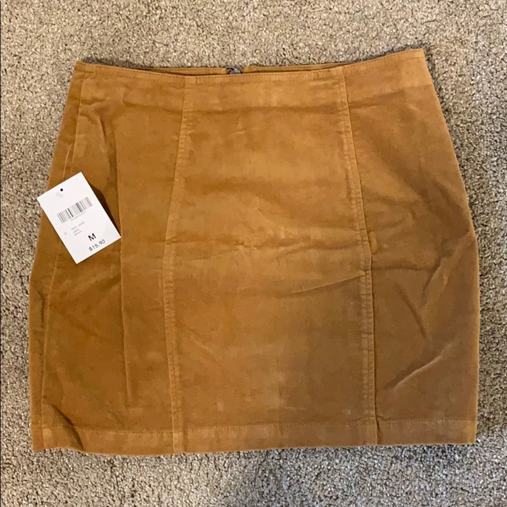 velvet like skirt